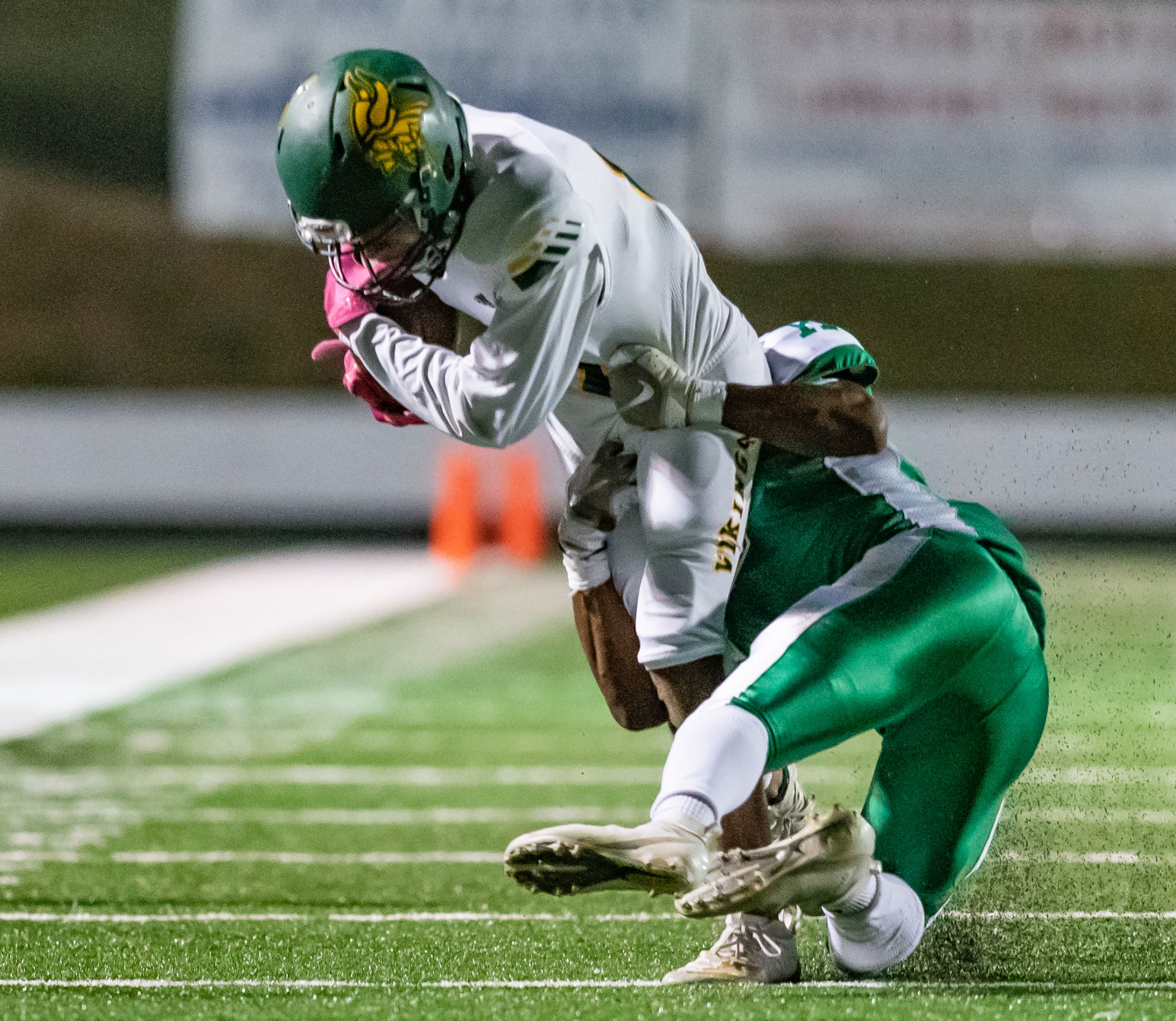 Friday night high school football action